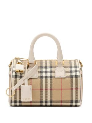 Burberry Mini Check Bowling Bag