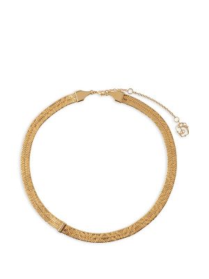 Burberry Engraved Check Necklace