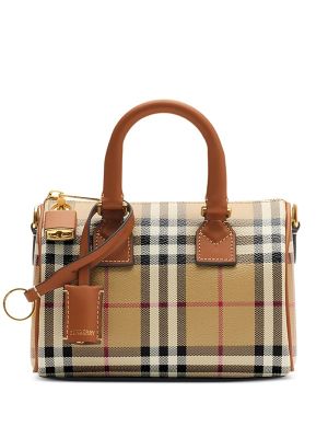 Burberry Mini Check Bowling Bag