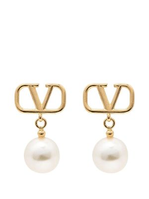 Valentino Garavani X Swarovski Vlogo Signature Pearl Earrings