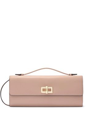 Furla Clara Leather Clutch Bag