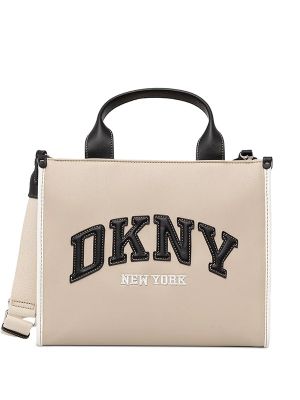 DKNY Medium Hadlee Logo-Patch Tote Bag