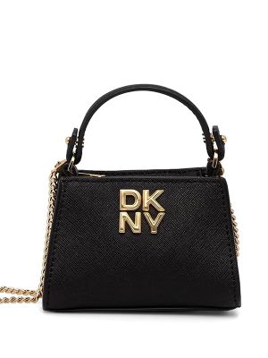 DKNY Micro Foster Logo-Plaque Chain-Link Mini Bag