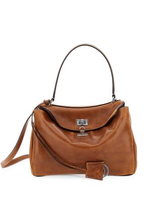 Balenciaga Small Rodeo Leather Tote Bag