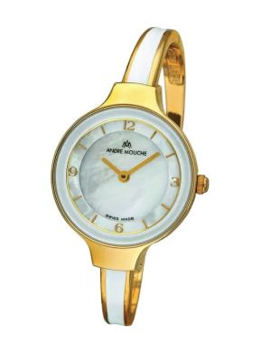 Andre Mouche Tara Gold Plated Swiss Watch