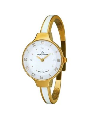Andre Mouche Aura Yellow Gold Plated Watch