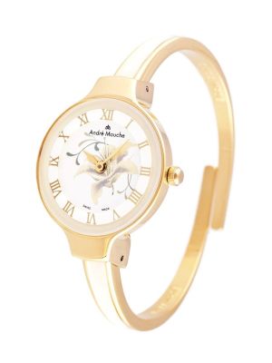 Andre Mouche Gracia Yellow Gold Plated Watch