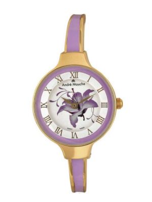 Andre Mouche Gracia Yellow Gold Plated Watch