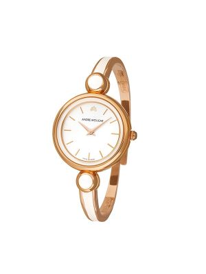 Andre Mouche Aria Rose Gold Plated Swiss Watch