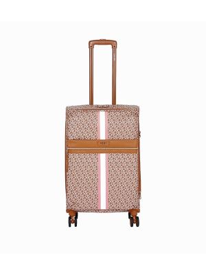 DKNY Signature Strip Spinner Suitcase With Tsa Lock