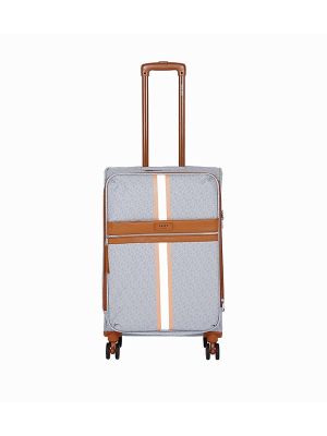 DKNY Signature Strip Spinner Suitcase With Tsa Lock