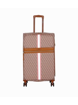DKNY Signature Strip Spinner Suitcase With Tsa Lock