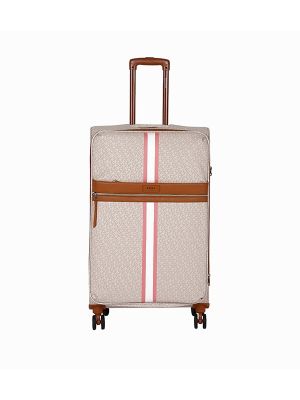 DKNY Signature Strip Spinner Suitcase With Tsa Lock
