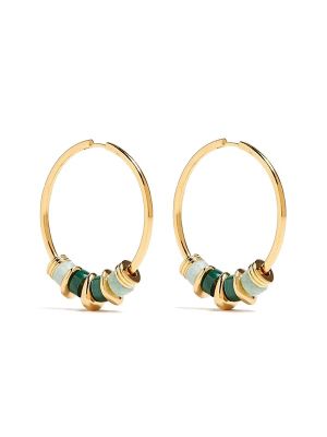 Missoma Abacus Beaded Large Hoop Earrings