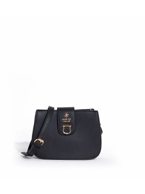 Beverly Hills Polo Club Logo Metal Crossbody Bag