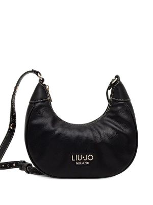LIU JO Studded Pebbled-Effect Shoulder Bag