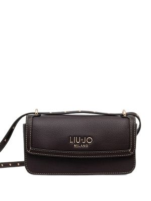 LIU JO Logo-Plaque Studded-Strap Shoulder Bag