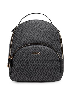 LIU JO Monogram-Print Backpack