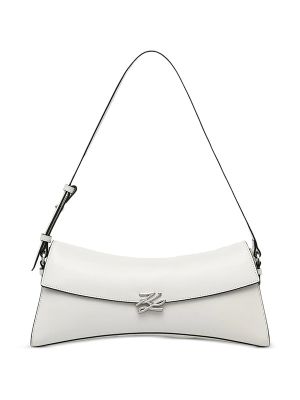 Karl Lagerfeld K/Autograph Twist Logo-Plaque Shoulder Bag