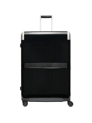 Lancel Large Empreinte Logo-Plaque Ridged Luggage