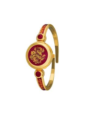 Andre Mouche Alambra Gold Plated Watch