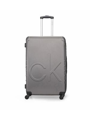 Calvin Klein Midtown Tour Large Embossed Trolley Bag