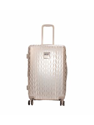 DKNY Logo Printed Medium Trolley Bag