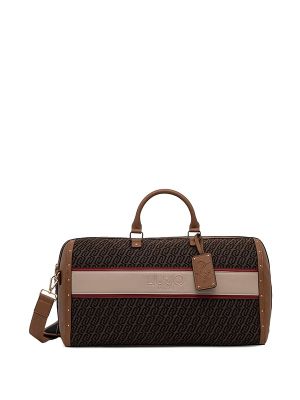 LIU JO Jacquard Travel Duffel Bag