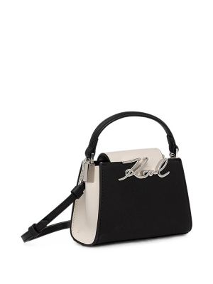 Karl Lagerfeld Karl Signature Logo-Plaque Mini Shoulder Bag