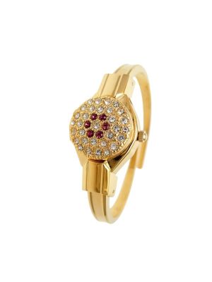 Andre Mouche Amethyst Gold Plated Watch