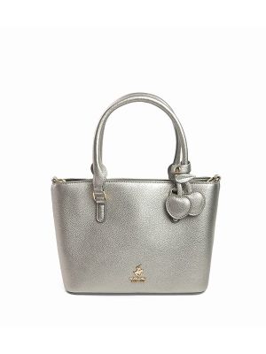Beverly Hills Polo Club Textured Zip-Closure Tote Bag