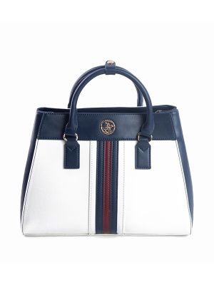 Beverly Hills Polo Club Color Block Satchel Bag