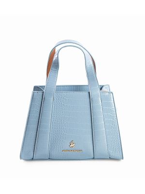 Beverly Hills Polo Club Textured Zippered Mini Tote Bag