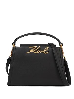Karl Lagerfeld Signature Top-Handle Crossbody Bag