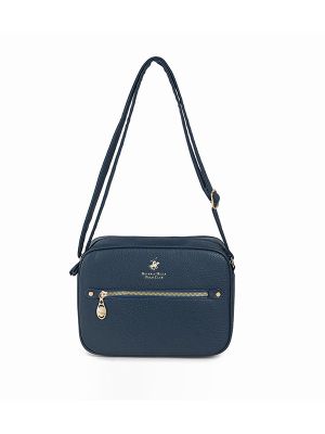Beverly Hills Polo Club Textured Zippered Camera Bag