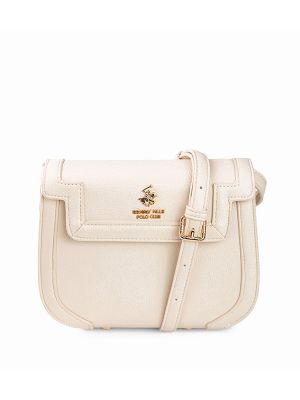 Beverly Hills Polo Club Logo Detail Flap Crossbody Bag