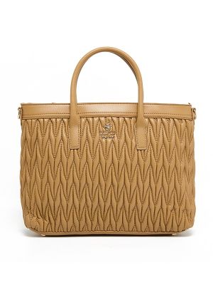 Beverly Hills Polo Club Logo Detail Quilted Tote Bag