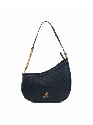 Beverly Hills Polo Club Croc Textured Shoulder Bag