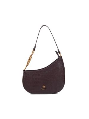 Beverly Hills Polo Club Croc Textured Shoulder Bag