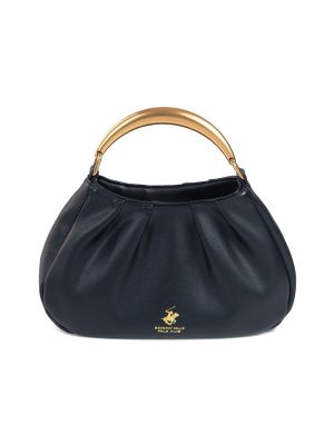 Beverly Hills Polo Club Textured Ruched Handheld Bag