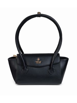 Beverly Hills Polo Club Logo Detail Snap Closure Shoulder Bag