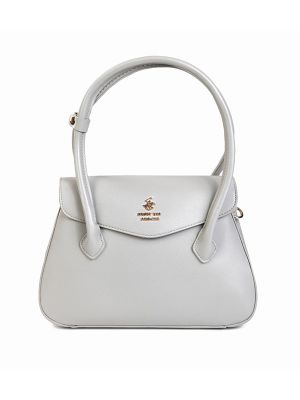 Beverly Hills Polo Club Logo Detail Snap Closure Shoulder Bag