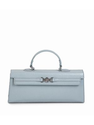 Beverly Hills Polo Club Croc Textured Top Handle Bag