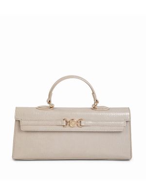 Beverly Hills Polo Club Croc Textured Top Handle Bag