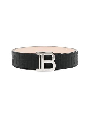Balmain B-Belt Logo-Plaque Belt