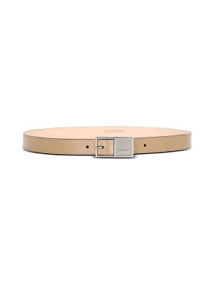 Balmain Thin Signature Leather Belt