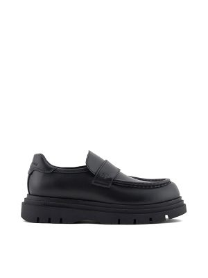 Armani Exchange Leather Loafers