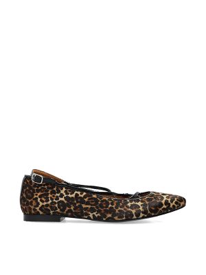 A.P.C Leopard-Print Ballerina 