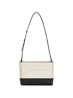 Karl Lagerfeld Colour-Block Debossed-Logo Shoulder Bag