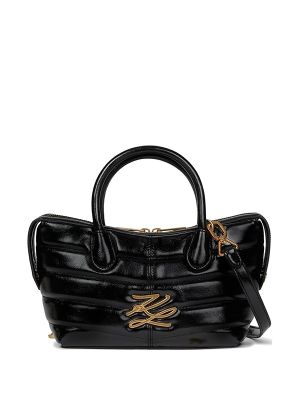 Karl Lagerfeld K/Autograph Quilted Top Handle Bag